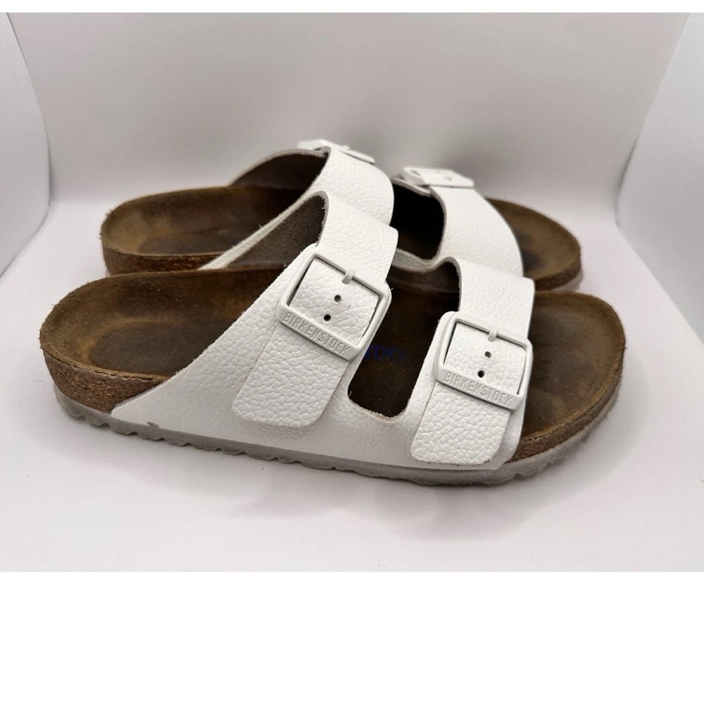 Birkenstock Arizona Sandals  White Leather Size Eu 39 Women US 8 Men US 6